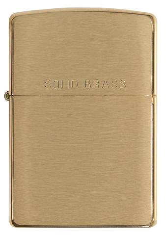 Зажигалка Brushed Brass ZIPPO 204