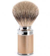 Помазок MUEHLE TRADITIONAL, барсучий ворс высшей категории Silvertip, розовое золото