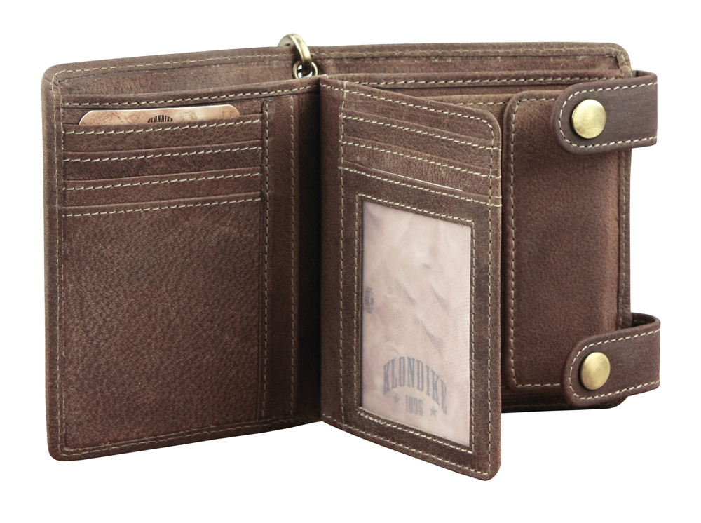 Бумажник с металлической цепочкой «Tim Deer» KLONDIKE 1896 KD1025-02