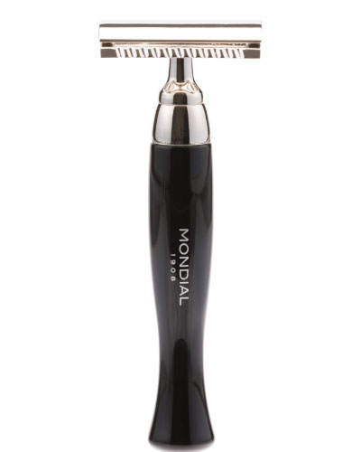 Бритвенный набор: классический станок, помазок, подставка MONDIAL ST-335-NST