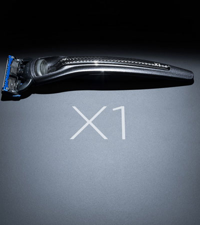 Подарочный набор Bolin Webb X1, бритва X1 карбон, подставка X1 черная