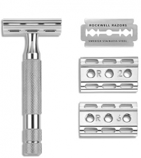 Т-образный станок для бритья ROCKWELL 6C WHITE CHROME