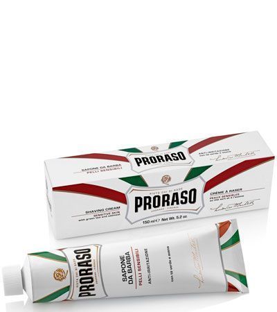 Крем для бритья для чувствительной кожи Proraso (Зеленый чай и овес) - 150мл.