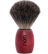 Помазок NOM, OLE натуральный барсучий ворс, мореный ясень
