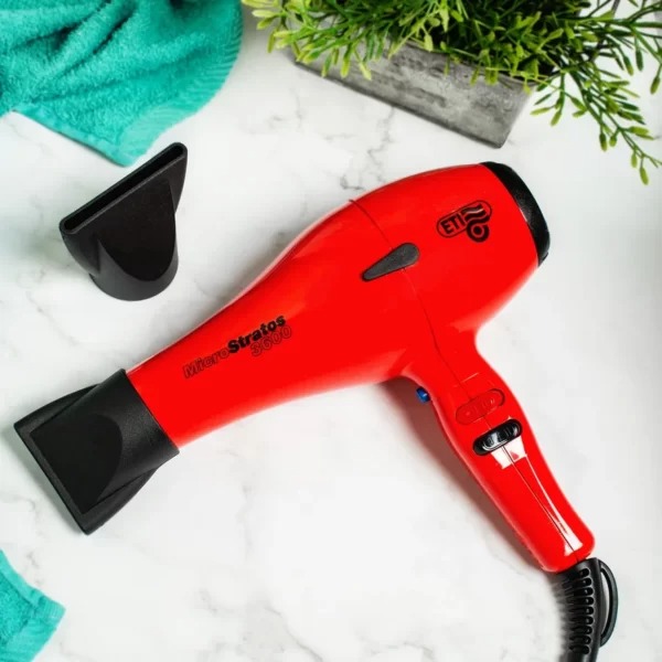 Профессиональный фен ETI Micro Stratos 3600 Красный