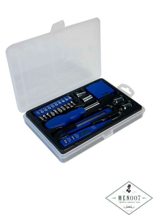 Набор инструментов (19 шт) в пластиковом кейсе STINGER W0504
