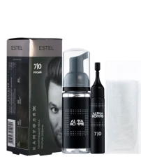 Камуфляж для волос пена, Estel 7/0 темно-русый, 2х10 мл