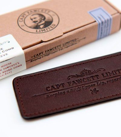 Кожаный чехол для расчески CF82T Captain Fawcett Leather Case