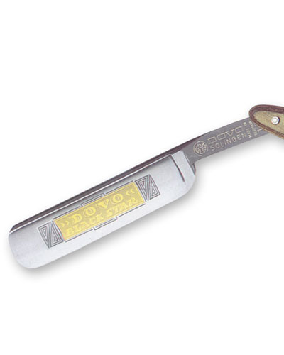 Бритва опасная Dovo 141588, ручка - "коричневое дерево (пакка), 5/8",1/1