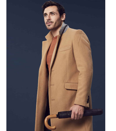 Зонт мужской полуавтомат Fulton G857-3559 CharcoalCheck (Серая клетка)