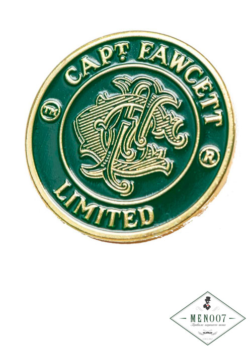Значок из никеля Captain Fawcett Stove Enamel Badge