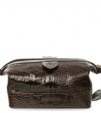 Косметичка мужская Truefitt & Hill Gentleman's Wash Bag / Brown crocodile