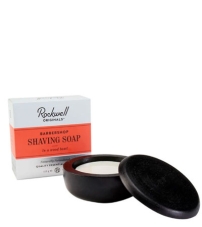 Твердое мыло для бритья Rockwell, аромат кедра и нероли, 113 гр, в деревянной чаше