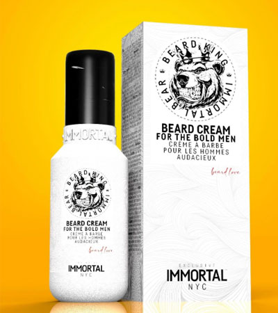 Крем для бороды IMMORTAL NYC BEARD KING IMMORTAL BEAR BEARD STYLING CARE CREAM -100мл.