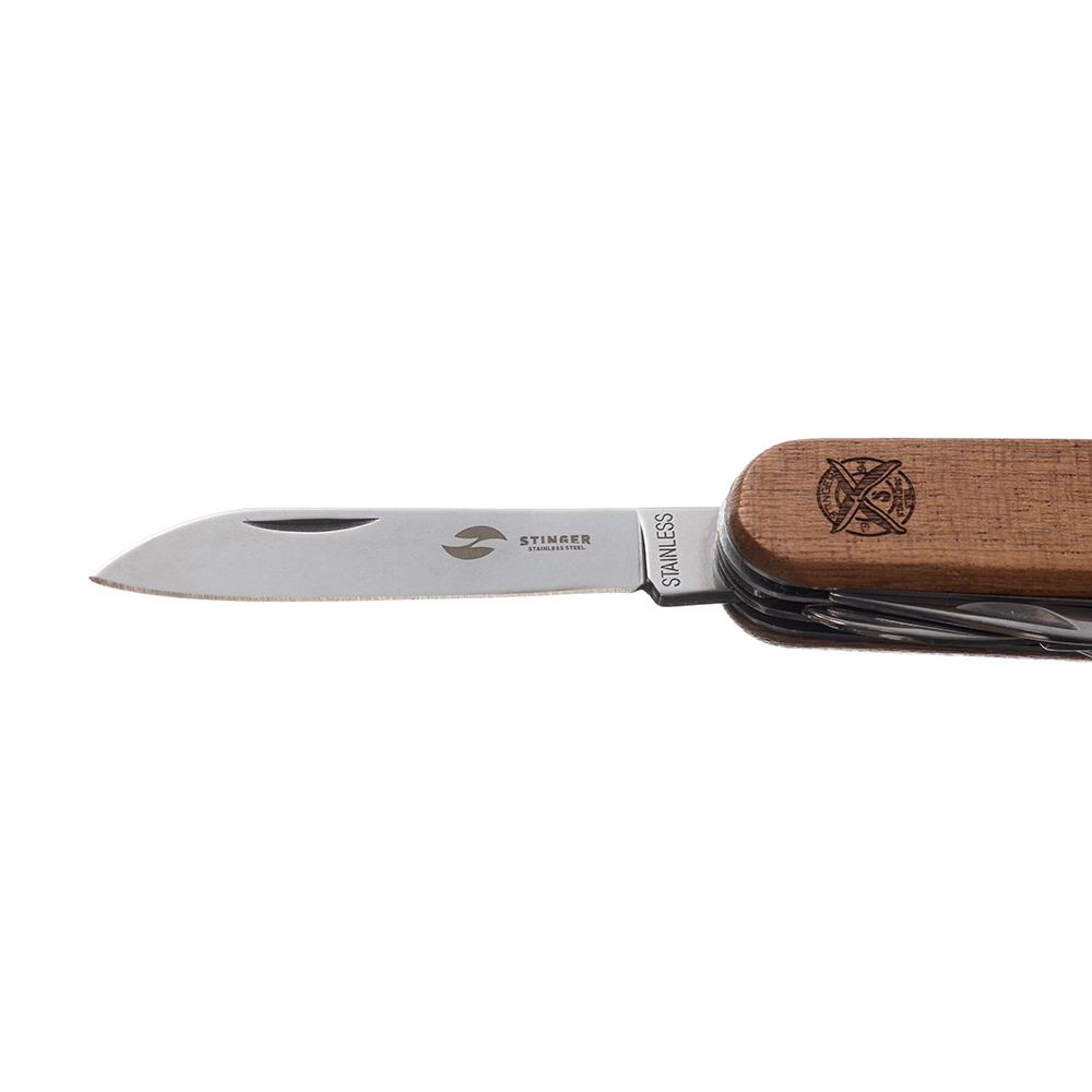 Нож перочинный 90 мм, 13 функций, в блистере STINGER FK-K5019-8PB