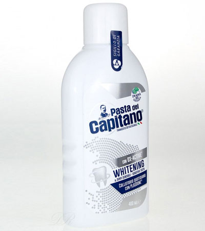 Ополаскиватель для полости рта Pasta del Capitano Whitening / Отбеливающий с активным кислородом 400 мл