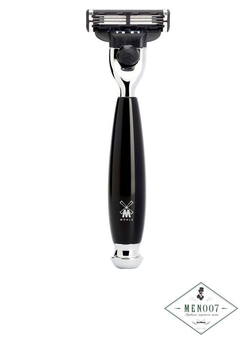 Бритва MUEHLE VIVO, Mach3, черная смола