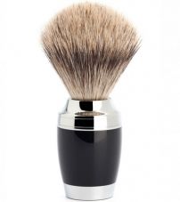 Помазок MUEHLE STYLO, барсучий ворс категории Fine, черная смола