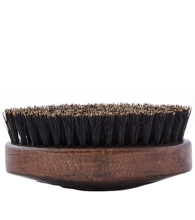 Щетка для укладки бороды DEWAL "BARBER STYLE", натуральная щетина, 9-рядная CO-109