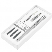 Набор I-SHARE: ручка - роллер + сменная насадка с пером + конвертер + чернила PIERRE CARDIN PCI-001-0