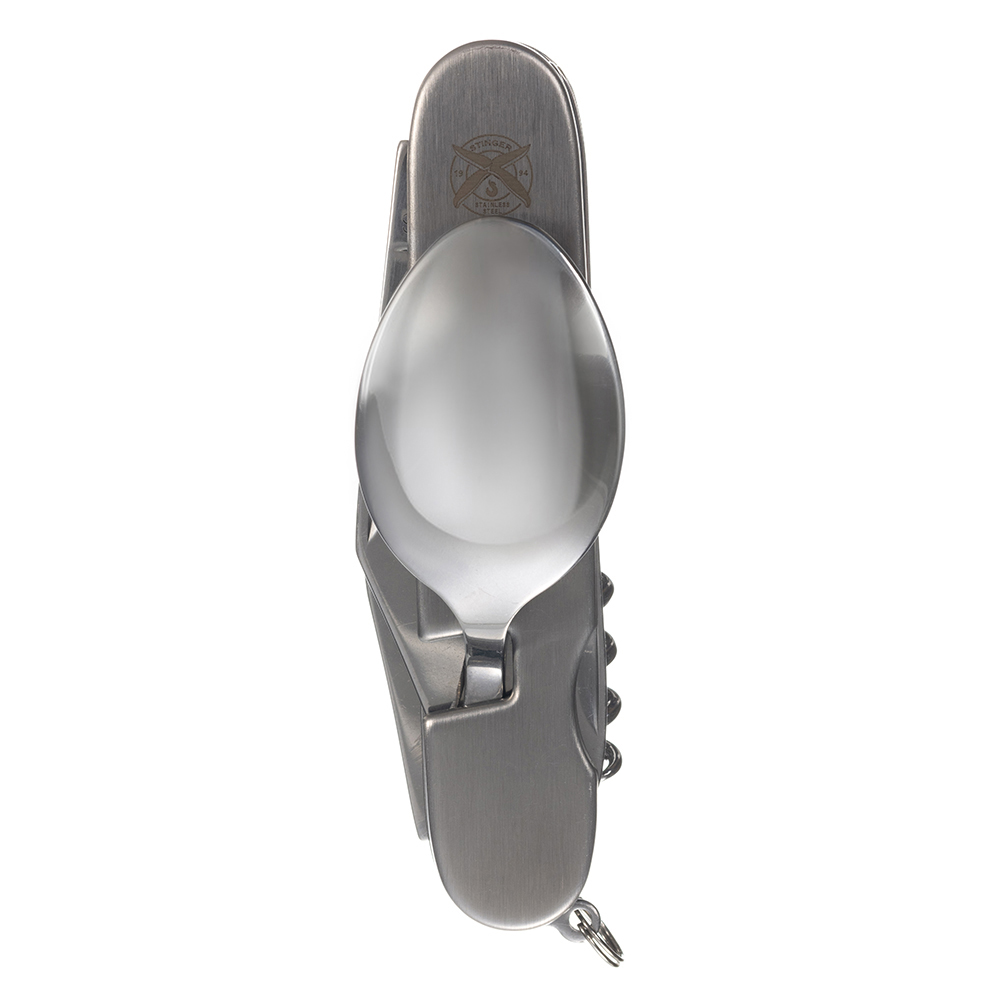 Нож перочинный 109 мм, 8 функций, в блистере STINGER FK-A106GB-SB