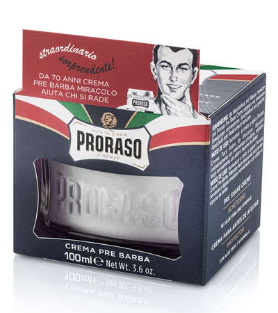 Крем до бритья Proraso Blue Pre-shaving cream Алоэ и витамин Е - 100мл.