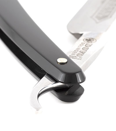 Опасная бритва 100681 DOVO ручка - черный целлулоид, 6/8",1/1