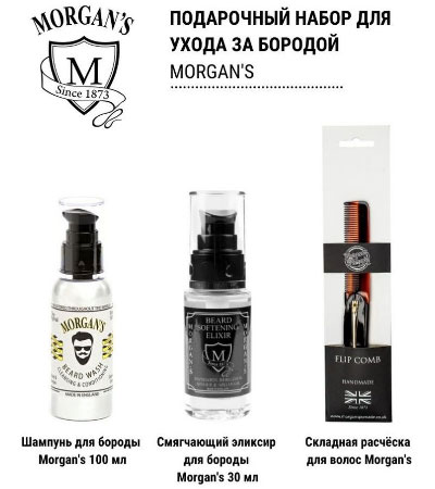 Подарочный набор для ухода за бородой Morgan's Beard Gift Set