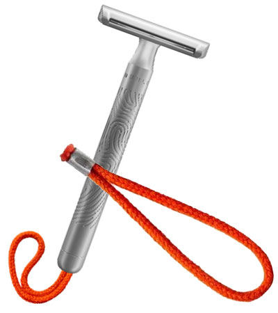 Т-образная бритва MUEHLE COMPANION, оранжевый акцент