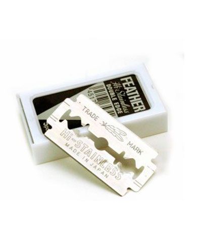Лезвия FEATHER HI STAINLESS Platinum -5шт.