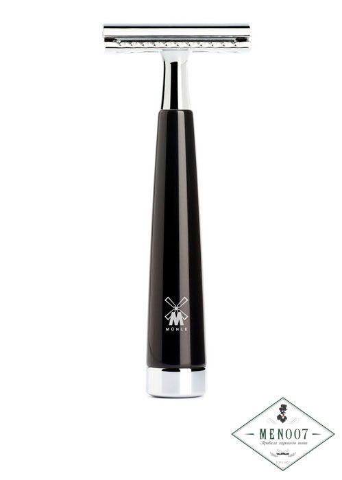 Т-образная бритва MUEHLE LISCIO, черная смола