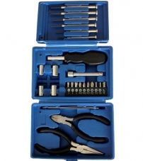 Набор инструментов (26 шт) в пластиковом кейсе STINGER W0414