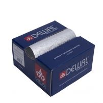 Фольга DEWAL с тиснением в коробке, серебристая ,13 мкм,размер 127 мм*279 мм ( 500 листов/кор)