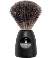 Помазок NOM LASSE, натуральный барсучий ворс, черный пластик