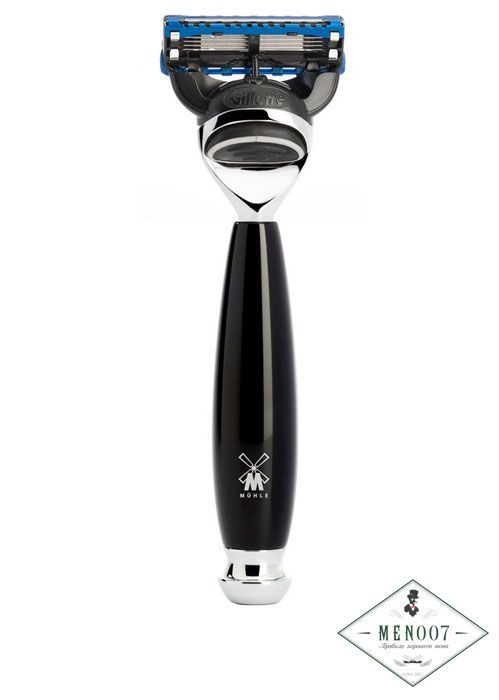Бритва MUEHLE VIVO, Fusion, черная смола