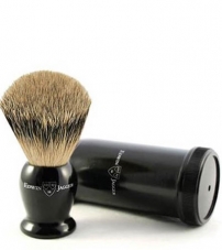 Дорожный помазок Edwin Jagger черная смола  IETSBBB