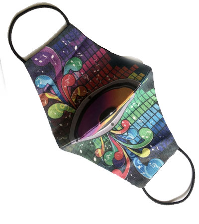 Защитная маска многоразовая "Диско" женская