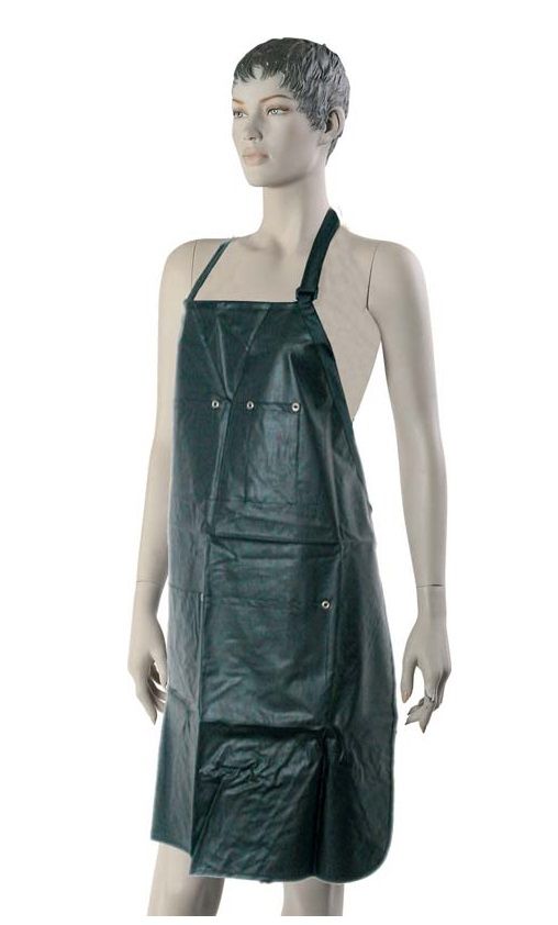 Фартук мастера DEWAL для окрашивания, ПВХ, черный 67х86см