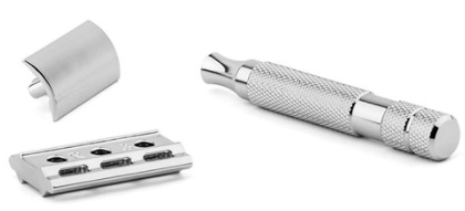 Т-образный станок для бритья ROCKWELL 2C WHITE CHROME