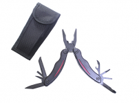 Мультитул с нейлоновым чехлом, набором насадок STINGER MT-A612