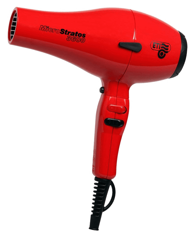 Профессиональный фен ETI Micro Stratos 3600 Красный