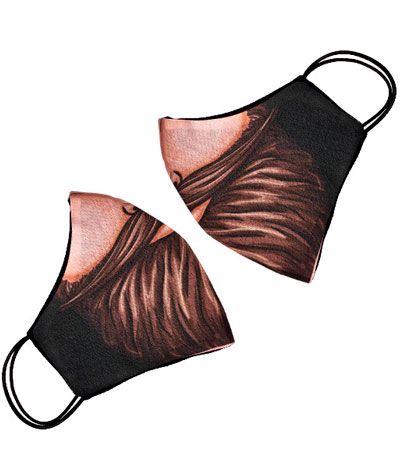 Защитная маска многоразовая "БОРОДАЧ" мужская