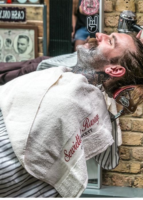 Роскошное полотенце для бритья CAPTAIN FAWCETT 50 на 100