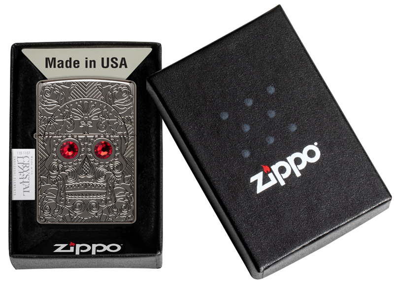 Зажигалка High Polish Black Ice® ZIPPO 49300