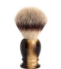 Помазок MUEHLE CLASSIC, фибра высшей категории Silvertip, смола, цвет рога, размер S