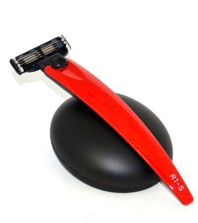 Подарочный набор Bolin Webb R1, бритва R1-S красная, подставка R1