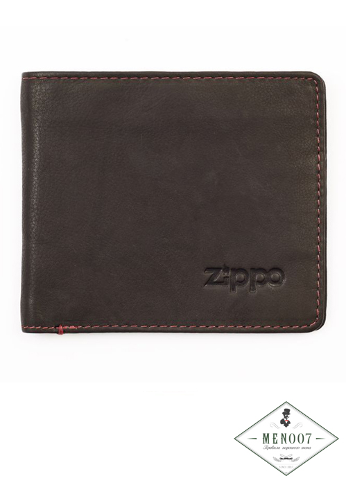 Горизонтальное кожаное портмоне ZIPPO