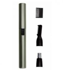 Триммер для стрижки волос в носу и ушей Wahl Micro Lithium, серебристый