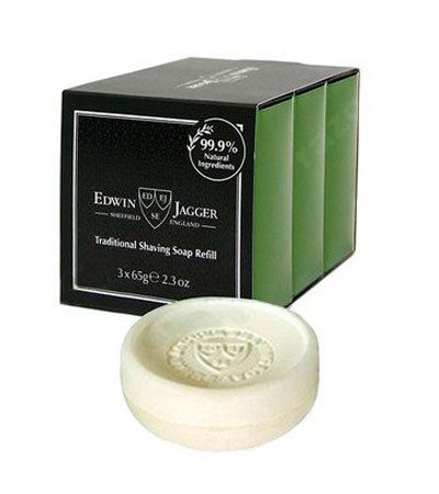 Мыло для бритья Edwin Jagger Алоэ Вера (упаковка из трех шт., 65g)