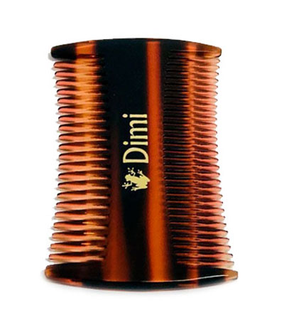 Расческа-гребень для бороды и усов DIMI , комбинированная 70 мм